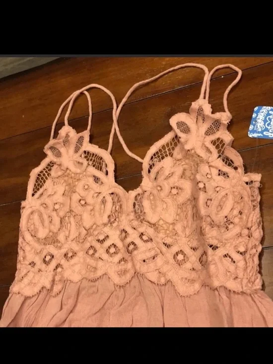 Free People adella Rose Babydoll Dress size M - Picture 5 of 9